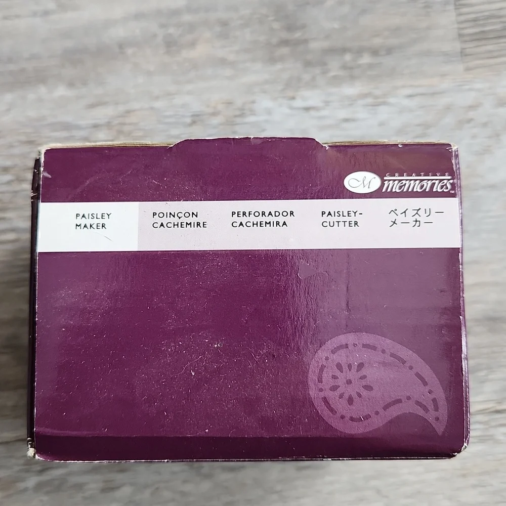 Creative Memories Paisley Maker paper punch.